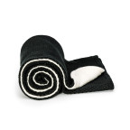 T-TOMI Gestrickte Decke WARM Black
