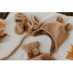 T-TOMI Cap TEDDY Brown (9-12 Monate)