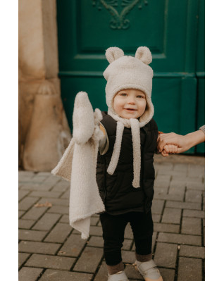 T-TOMI Cap TEDDY Cream (3-6 Monate)