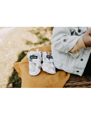 T-TOMI Krabbelschuhe Flowers (9-12 Monate) 