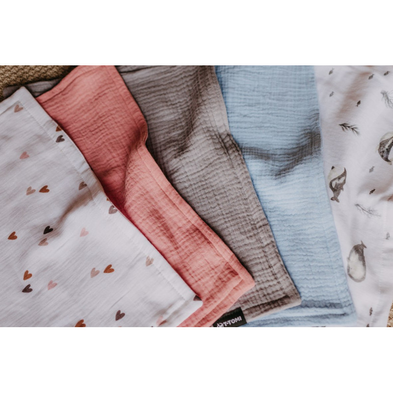 T-TOMI Kopfunterlage aus Musselin White