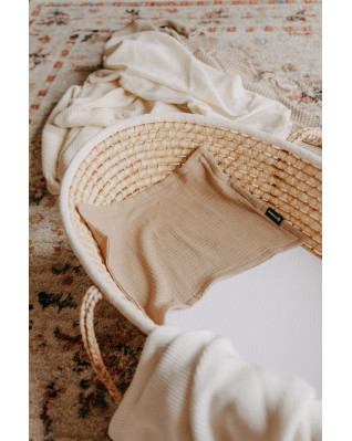 T-TOMI Kopfunterlage aus Musselin Beige