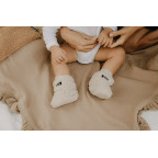 T-TOMI Musselindecke mit Rüsche Mint