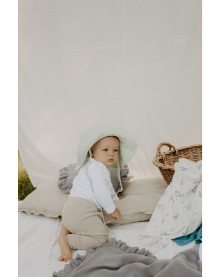 T-TOMI Musselin Hut Mint (6-12 Monate)