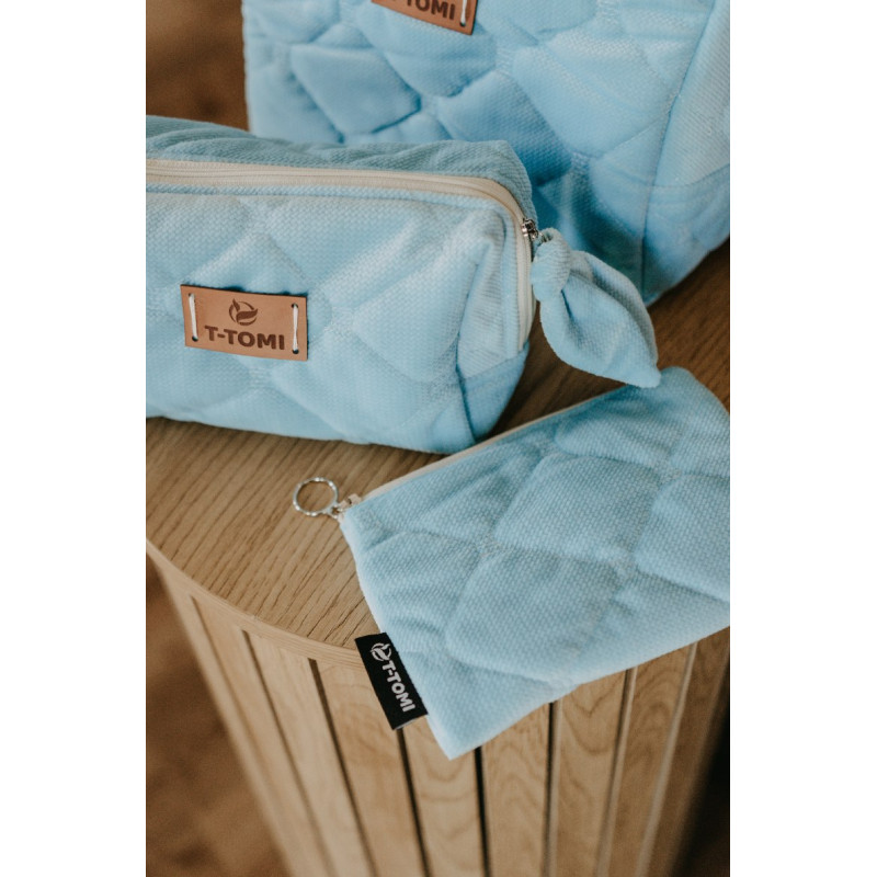 T-TOMI Small Beauty Baggie Blue