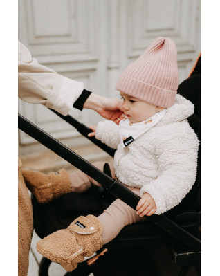 T-TOMI Krabbelschuhe TEDDY Brown (3-6 Monate) WARM