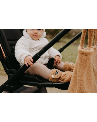 T-TOMI Krabbelschuhe TEDDY Brown (6-9 Monate) WARM