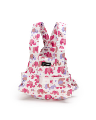 T-TOMI Orthopädisches Abduktionskissen (Typ Frejka-Kissen) Pink elephants