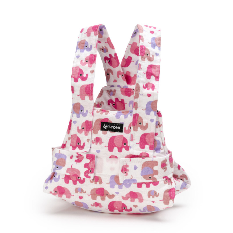 T-TOMI Orthopädisches Abduktionskissen (Typ Frejka-Kissen) Pink elephants