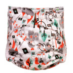 T-TOMI Höschenwindel AIO  - Wickel Set Druckknöpfe Knights