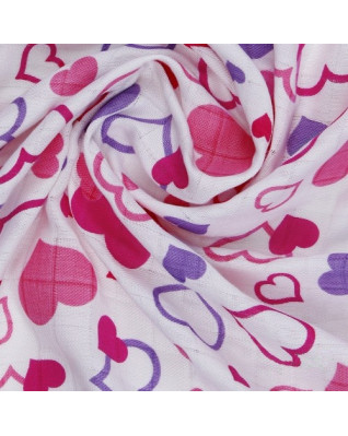 T-TOMI Bambusbadetuch Hearts 