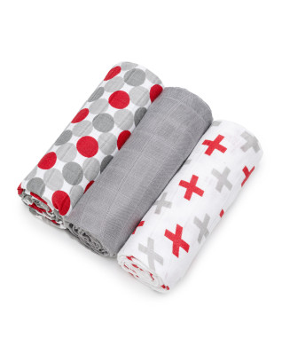 T-TOMI Bambuswindeln Grey bubbles