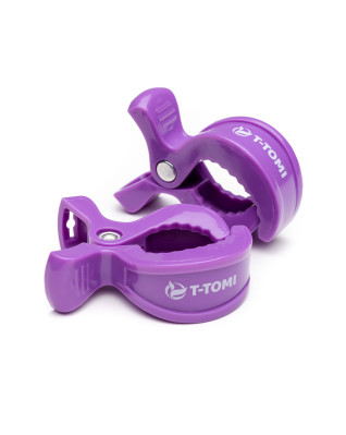 T-TOMI Clip an Kinderwagen Lila