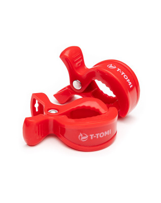 T-TOMI Clip an Kinderwagen Red 