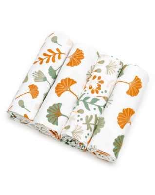 T-TOMI Stoffwindeln Ginkgo leafs