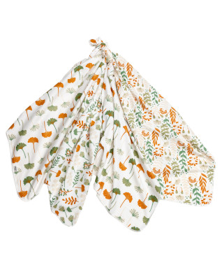 T-TOMI Stoffwindeln Ginkgo leafs