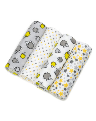 T-TOMI Stoffwindeln Grey hedgehogs