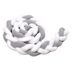 T-TOMI Gestrickte Bande 180 cm White + Grey