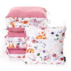 T-TOMI Kissen-Bettumrandung Nature