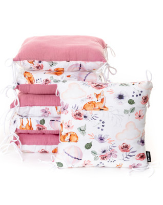 T-TOMI Kissen-Bettumrandung Nature