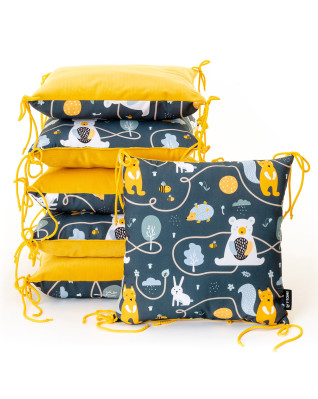 T-TOMI Kissen-Bettumrandung Animal friends