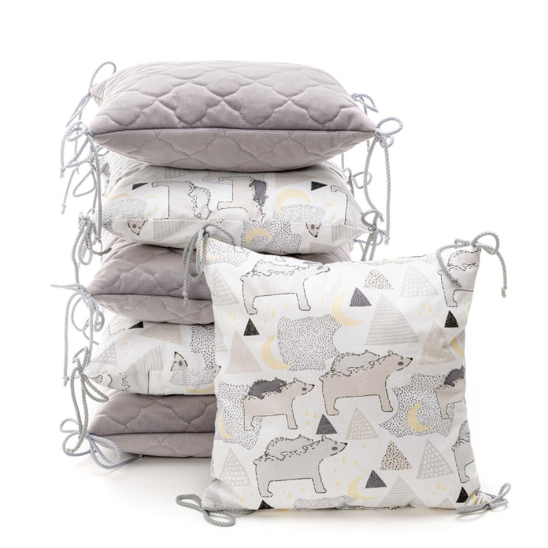 T-TOMI Kissen-Bettumrandung Bears