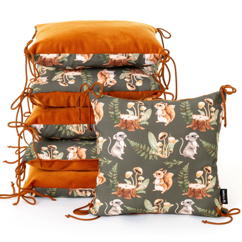 T-TOMI Kissen-Bettumrandung Forest kingdom