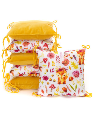 T-TOMI Kissen-Bettumrandung Foxes