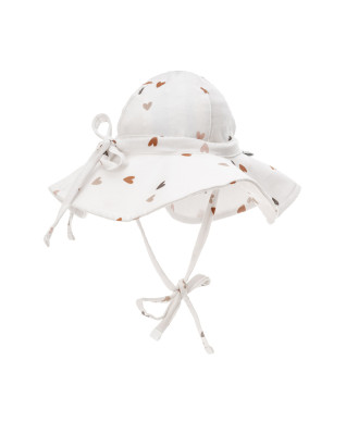 T-TOMI Musselin Hut Love (0-6 Monate)