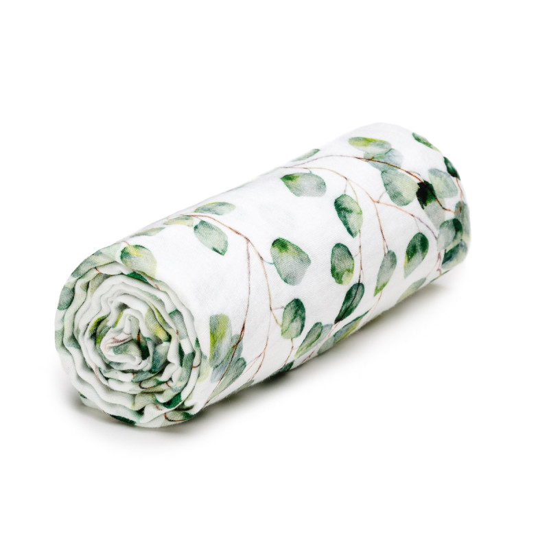 T-TOMI Musselinbadetuch Eucalyptus