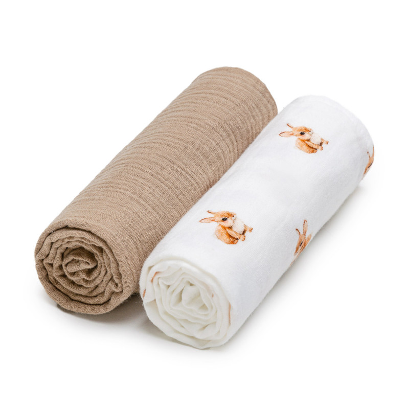 T-TOMI Musselin windeln Bunny