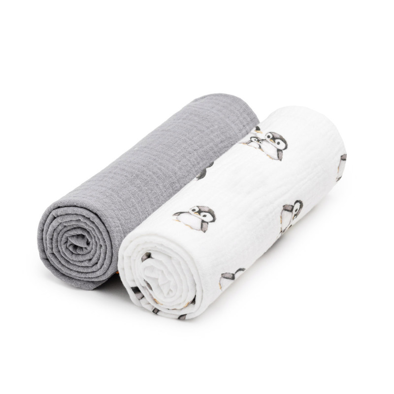 T-TOMI Musselin windeln Penguin