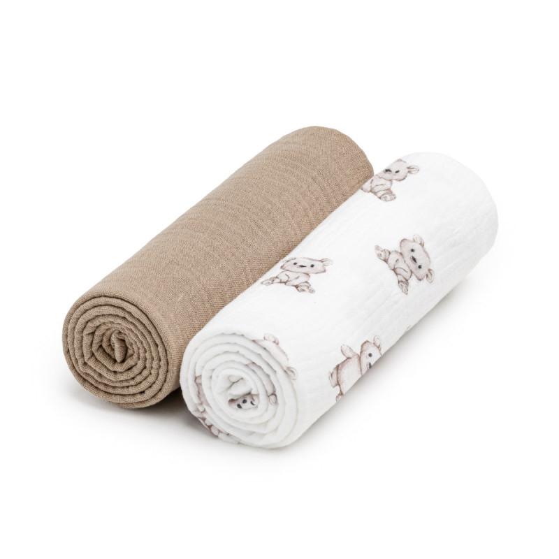 T-TOMI Musselin windeln Teddy