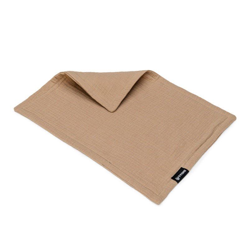 T-TOMI Kopfunterlage aus Musselin Beige