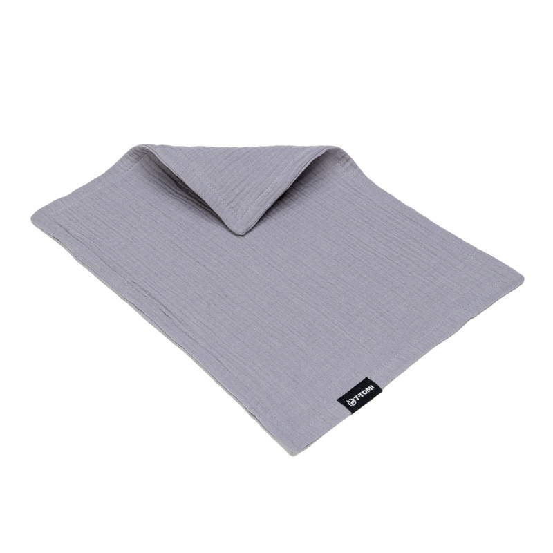 T-TOMI Kopfunterlage aus Musselin Grey
