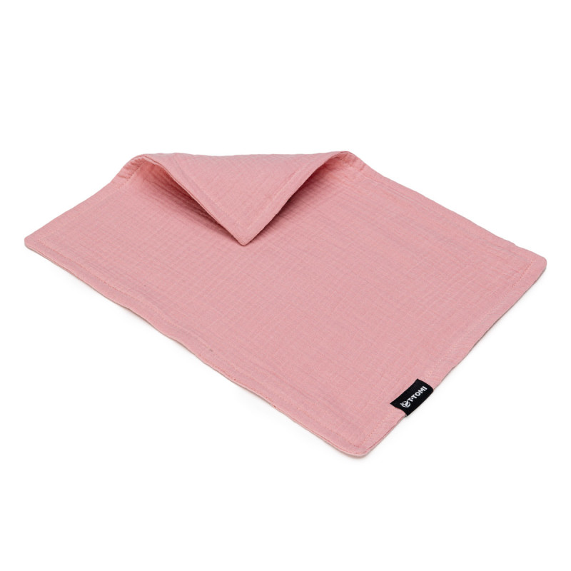 T-TOMI Kopfunterlage aus Musselin Pink