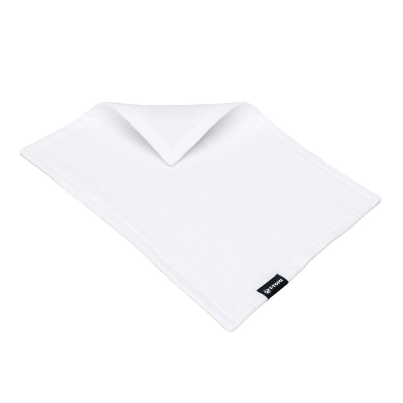T-TOMI Kopfunterlage aus Musselin White