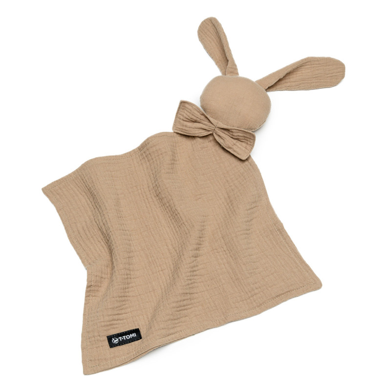 T-TOMI Musselinkuscheltuch Beige