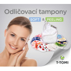T-TOMI Abschminkpads, Satz weich 2 Wochen COLOUR + Waschbeutel