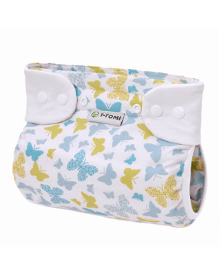 T-TOMI Orthopädisches Spreizhöschen für breites Wickeln - druckknöpfe Butterflies (3-6kg) 