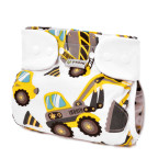 T-TOMI Orthopädisches Spreizhöschen für breites Wickeln - druckknöpfe Diggers (3-6kg)