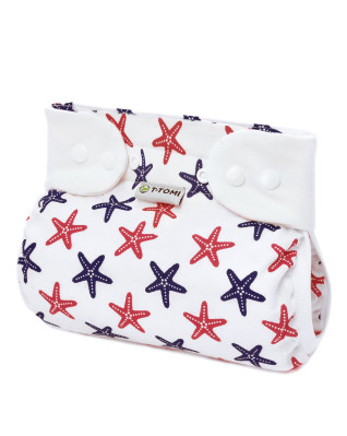 T-TOMI Orthopädisches Spreizhöschen für breites Wickeln - druckknöpfe Starfish (3-6kg) 