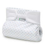 T-TOMI Orthopädisches Spreizhöschen für breites Wickeln - klettverschluss Blue dots (bis zu 3kg)