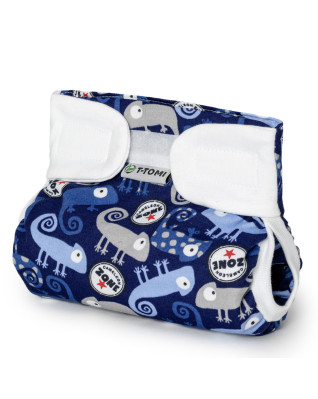 T-TOMI Orthopädisches Spreizhöschen für breites Wickeln - klettverschluss Dark chameleon (3-6kg)