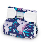 T-TOMI Orthopädisches Spreizhöschen für breites Wickeln - klettverschluss Dark koalas (bis zu 3kg)