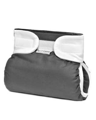 T-TOMI Orthopädisches Spreizhöschen für breites Wickeln - klettverschluss Grey (3-6kg)