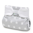 T-TOMI Orthopädisches Spreizhöschen für breites Wickeln PLUS - klettverschluss Grey stars (5-9kg)