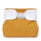 T-TOMI Orthopädisches Spreizhöschen für breites Wickeln - klettverschluss Mustard (3-6kg)