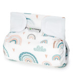 T-TOMI Orthopädisches Spreizhöschen für breites Wickeln - klettverschluss Rainbow (bis zu 3kg)