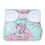 T-TOMI Orthopädisches Spreizhöschen für breites Wickeln PLUS - klettverschluss Unicorn (5-9kg)